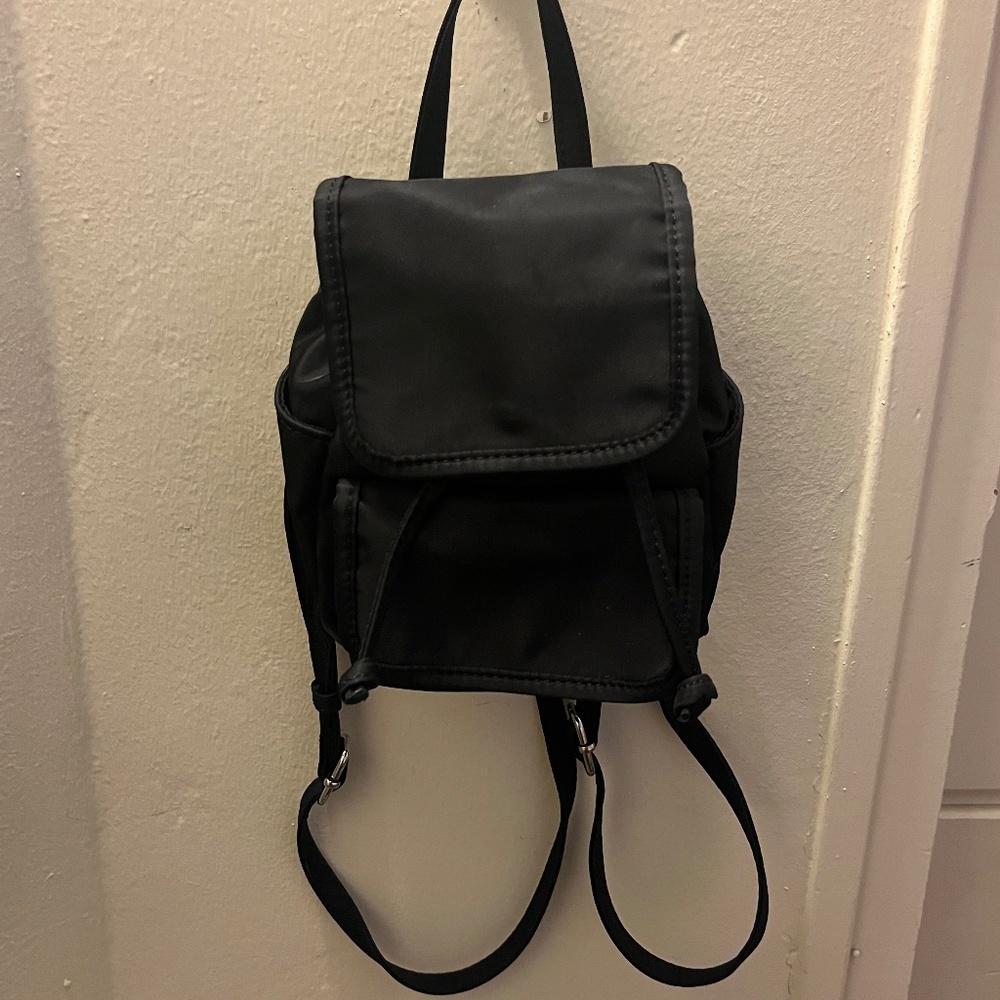 BP black mini backpack